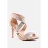 Queen Bee Rhinestone High Heeled Women Sandals - 2 of 4
