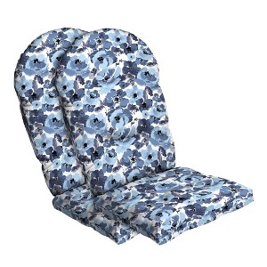 ARDEN Outdoor Plush Modern Tufted Rocking Chair Cushion, Set of 2, 20 x 18, Water Repellent, Fade Resistant - 1 of 4