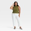 Women's Mock Neck Ribbed Sweater Tank - A New Day™ - 3 of 3