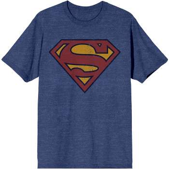 Superman S Super Logo : Blue Men\'s Shirt Tee T-shirt Target