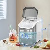 ZAFRO Nugget ZAFRO Ice Maker Countertop, Chewable Nugget Ice Cubes Machine, Quick Ice Making 34Lbs/Day, Self-Cleaning - 4 of 4