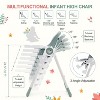Acekool Foldable Baby High Chair for Toddlers 1-3 Years, Adjustable Recline & Height, Removable Tray, 5-Point Safety Harness, Compact Design - 3 of 4