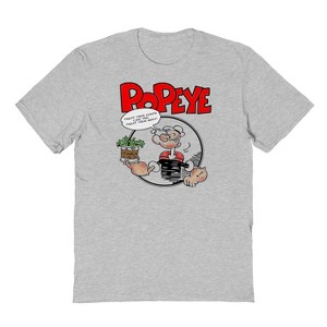 Popeye Men's Treat Your Earth Short Sleeve Graphic Cotton T-Shirt - 1 of 1