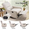 Recliner Chair for Living Room,Nursery Glider with High Back Massage Swivel - 4 of 4