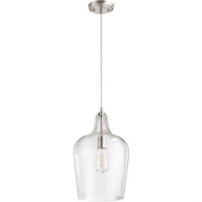 Quorum Lighting 1 - Light Pendant in  Satin Nickel