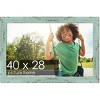 PosterPalooza | Shabby Chic Green Picture Frame - UV Acrylic, Backing Board, Hanging Hardware Included - 2 of 4