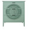 Okak 3-Drawer Dresser,Hollow-Carved Chest of Drawers with legs&Metal Handles,Storage Cabinet for Bedroom,Living Room,Entryway - 2 of 4