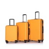 3 PCS Hardshell Luggage Set, ABS Lightweight Spinner Suitcase with TSA Lock (20/24/28)-ModernLuxe - 2 of 4