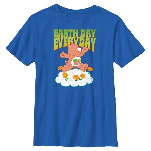 Boy's Care Bears Earth Day Everyday Forest Friend Bear T-Shirt - 1 of 4