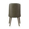 Waylon Gray Synthetic Leather & Gray Oak Finish Side Chair (Set of 2) - 4 of 4