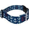 Country Brook Petz 1 1/2 Inch Deluxe Dog Collar - Summer Breeze Collection - 3 of 4