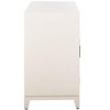 Nigel 2 Door 1 Drawer Chest - CHS6600 - White/Brass - Safavieh - 4 of 4