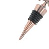 Unique Bargains Love Letter Wine Stopper Aluminum Alloy TPR Bronze Black 3.66"x2.56"x0.83" 1 Pc - 3 of 3