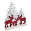 Northlight Reindeer Family with Glitter Trees Christmas Decoration - 11.5" - 2 of 4