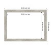 Amanti Art Dove Gray Wash Narrow Framed Magnetic Dry Erase Board - 4 of 4