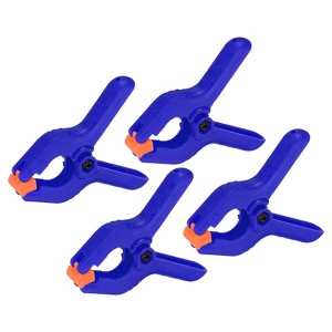 Unique Bargains Plastic Flexible Anti-slip DIY Project Craft Spring Clamps 4 Pcs - 1 of 4