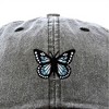 Dalix Butterfly Embroidered Cap Cotton Baseball Hat Garden Womens - 2 of 4