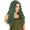 HalloweenCostumes.com One Size Fits Most Women Women's Wicked Medusa Wig, Green - 2 of 2