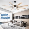 Sofucor 76'' Ceiling Fan with Lighted Industrial Smart Control Ceiling Fans - image 2 of 4