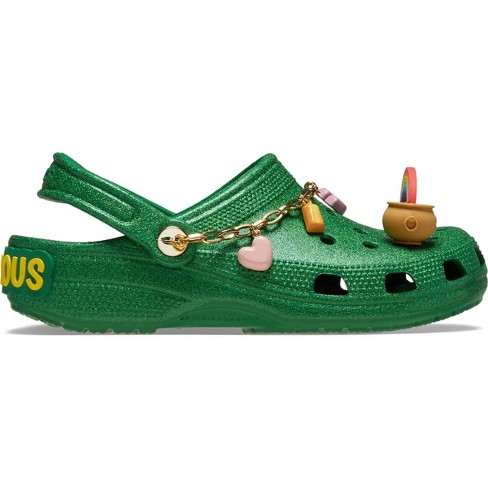 Crocs Adult Lucky Charms Classic Clogs W10 m8 Kelly Green Target