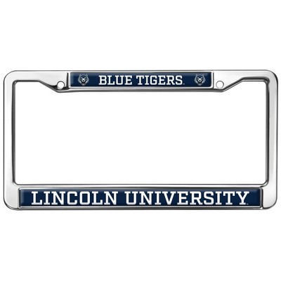 Lincoln University Mascot Full Size Standard License Plate Metal Frame