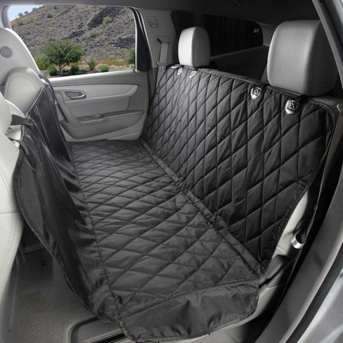 4Knines Dog Rear Seat Cover With Hammock Regular Black - image 1 of 4