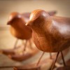 Sullivans Mid-Century Mod Rocking Birds Set of 2  4.5"H & 3.25"H Brown - 2 of 4