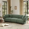 Christopher Knight Home Celestine 98.5" Contemporary 3 Seater Boucle Upholstered Sectional Sofa Green - 2 of 4