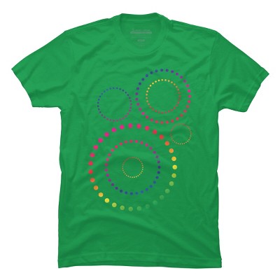 Adult Design By Humans Pride Inclusion Rainbow Circles By SpiritofWonderland T-Shirt
