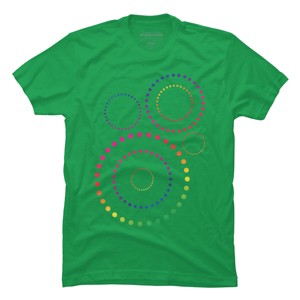 Adult Design By Humans Pride Inclusion Rainbow Circles By SpiritofWonderland T-Shirt - 1 of 2