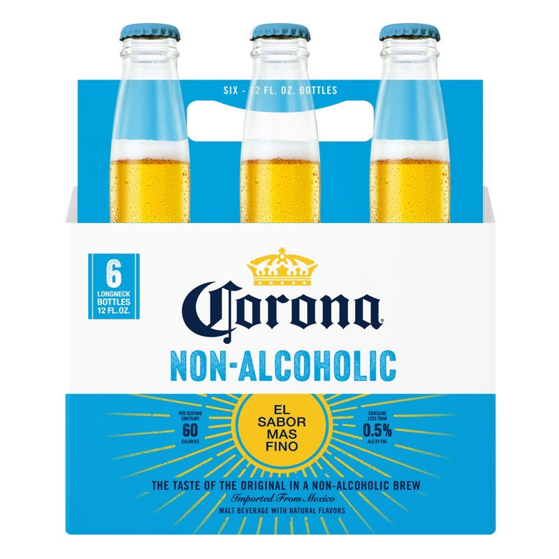 Corona Non-Alcoholic - 6pk/12 fl oz Bottles, 2 of 12