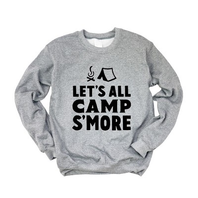Simply Sage Market Women's Graphic Sweatshirt Let's All Camp S'More