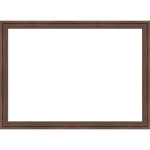 Amanti Art Florence Medium Brown Framed Magnetic Dry Erase Board - 1 of 4