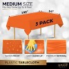 Plastic Tablecloth Disposable, Tablecloths for Rectangle Tables 54 inch. x 108 inch. Fits Tables Up to 8 Feet, Table Cloth for Party - SparkSettings - 4 of 4