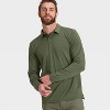 Men's Long Sleeve Soft Stretch Polo Shirt - All In Motion™ - 3 of 3