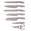 BergHOFF 8Pc Stainless Steel Kitchen Knife Set with Universal Knife Block - image 2 of 4