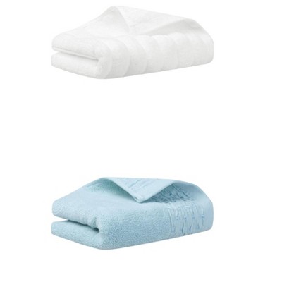 REGALWOVEN Solid Soft Absorbent Cotton Bathroom Hand Towels 14" x 30" 2 Pcs