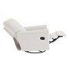 Nebula Vortex Upholstered Modern & Comfortable 360 Degree Swivel Rocker Manual Recliner Chair - 4 of 4