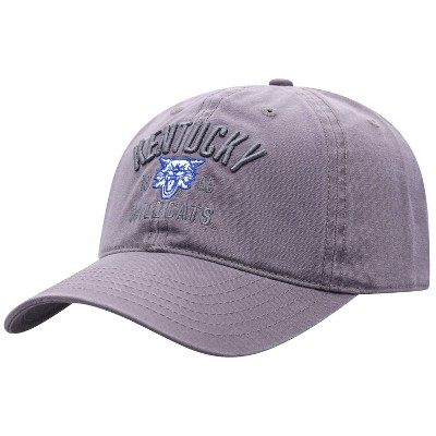 NCAA Kentucky Wildcats Men's Skill Gray Garment Washed Canvas Hat