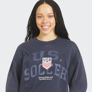 USSF Blue Crew Neck Short Sleeve Sweatshirt : Target