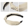 Unique Bargains Women's Satin Knotted Headband Hairband 1.2" Wide - 4 of 4