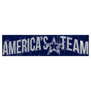 NFL Fan Creations 24 in. Slogan Wood Sign - 1 of 1