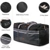 Hachikiko Foldable Travel Duffel Bag - 96L Lightweight Waterproof Large Capacity Sports Bag for Travel, Hiking & Outdoor Activities - 2 of 4