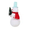 Ganz 8.0 Inch Whimsical Snowman Figurine Christmas , Glistening Snow (1PC) - 3 of 3