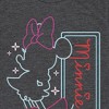 Boys' - Disney - Minnie Mouse Neon Outlined Short Sleeve Graphic T-Shirt - 2 of 4