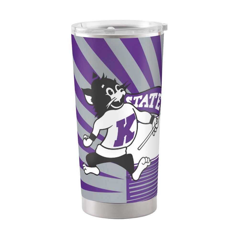 Photos - Glass NCAA Kansas State Wildcats 20oz Mascot Stainless Steel Tumbler: Portable Drinkware, Lidded