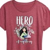 Women's - Disney - Mulan Hero Of My Story Short Sleeve Graphic T-Shirt - 2 of 4
