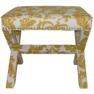 Palmer Ottoman With Silver Nailhead - MCR4589 - Safavieh - 1 of 4