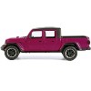 2021 Jeep Gladiator Overland Pickup Truck Purple with Matt Black Top 1/27 Diecast Model Car by Motormax - 2 of 4