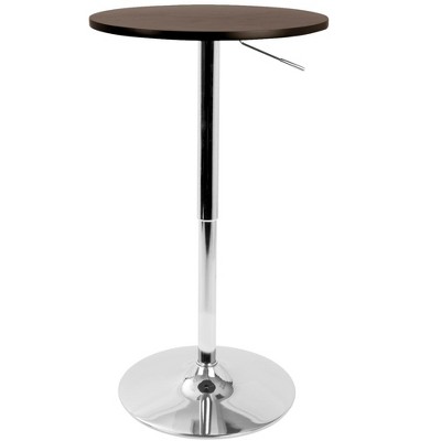 Sapphtopaz Round Dining Table Modern Bistro Adjustable Bar Table  Kitchen Table for Dining Room, Small Spaces
